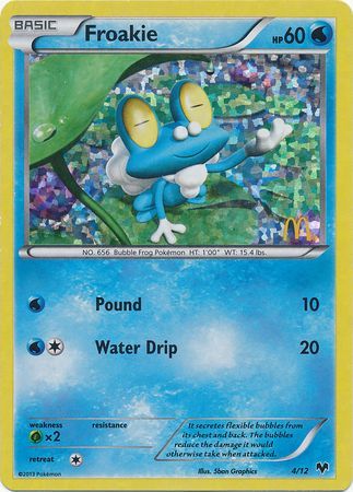 Froakie (4/12) [McDonald's Promos: 2014 Collection] | Event Horizon Hobbies CA