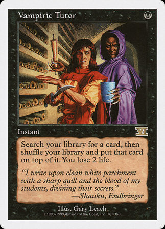 Vampiric Tutor [Classic Sixth Edition] | Event Horizon Hobbies CA