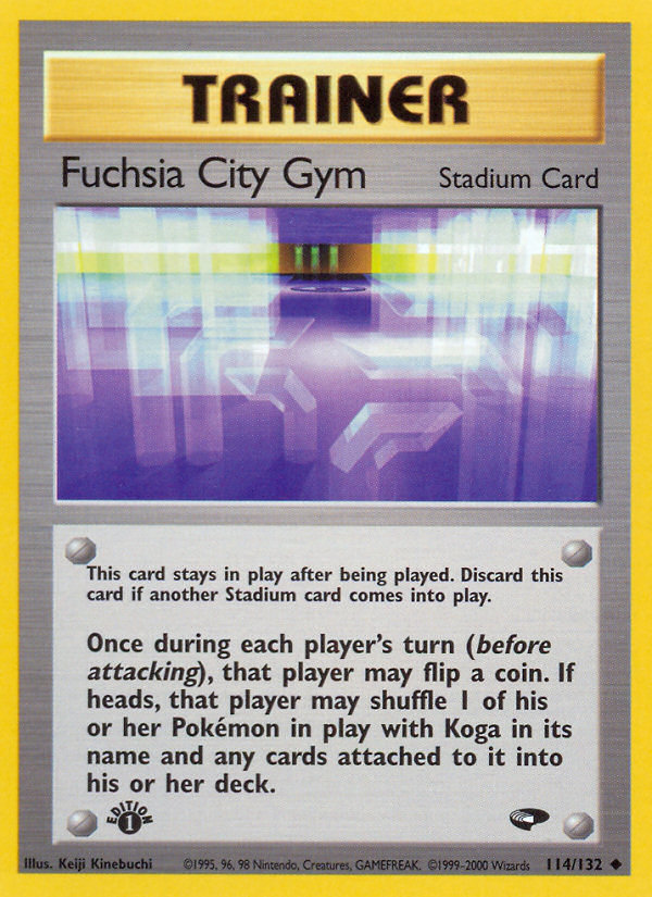 Fuchsia City Gym (114/132) [Gym Challenge 1st Edition] | Event Horizon Hobbies CA