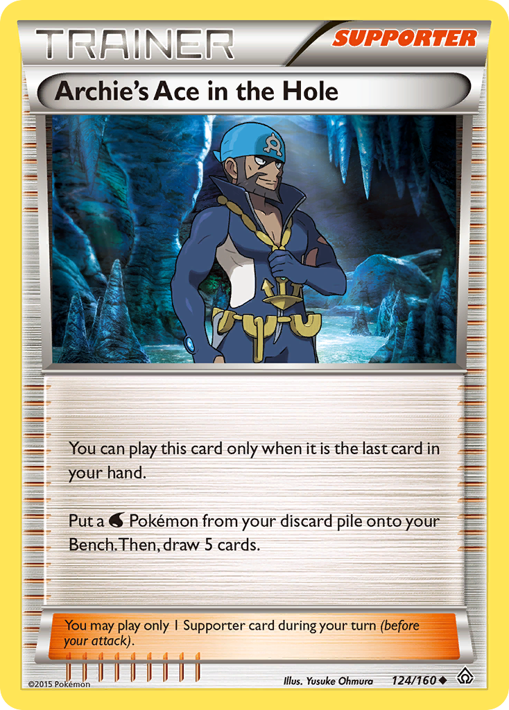 Archie's Ace in the Hole (124/160) [XY: Primal Clash] | Event Horizon Hobbies CA