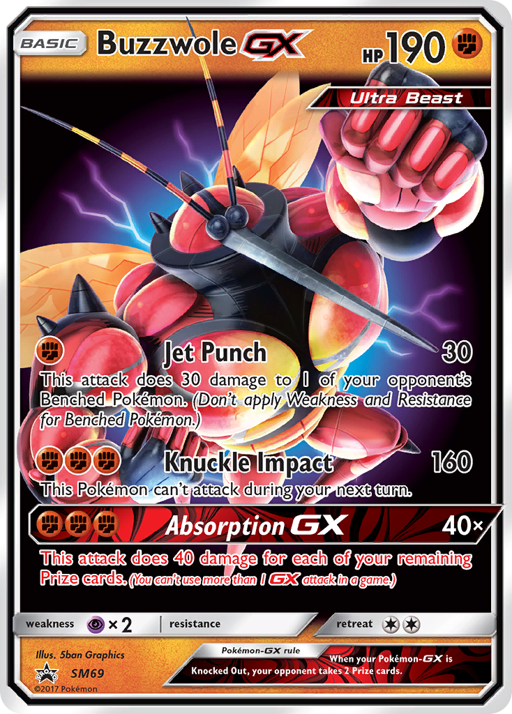 Buzzwole GX (SM69) [Sun & Moon: Black Star Promos] | Event Horizon Hobbies CA