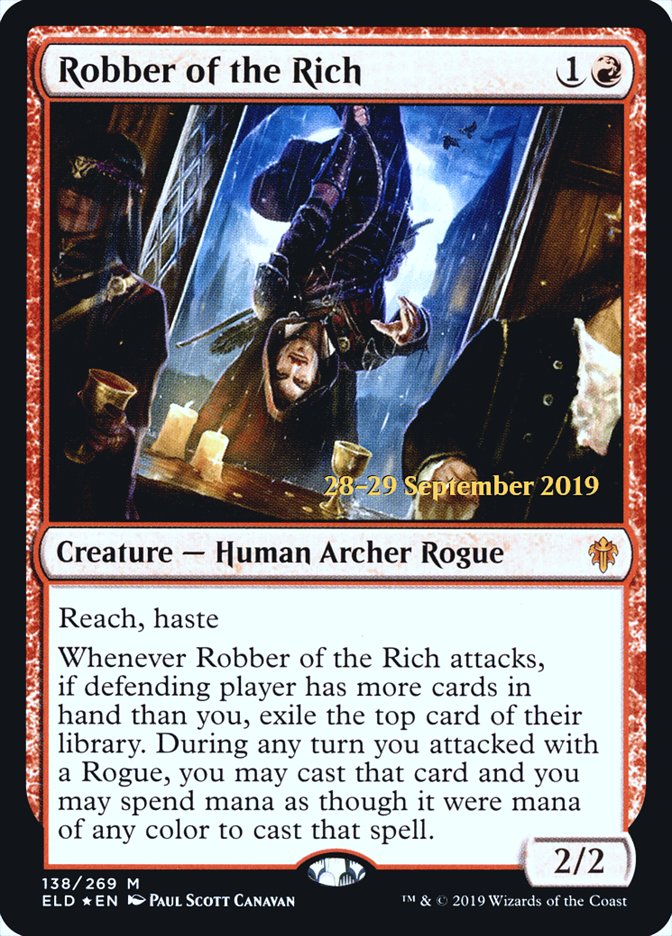 Robber of the Rich  [Throne of Eldraine Prerelease Promos] | Event Horizon Hobbies CA