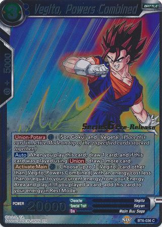 Vegito, Powers Combined (BT6-036_PR) [Destroyer Kings Prerelease Promos] | Event Horizon Hobbies CA