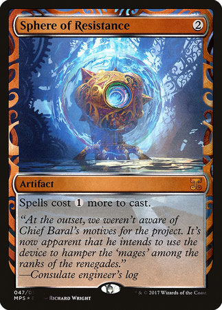 Sphere of Resistance [Kaladesh Inventions] | Event Horizon Hobbies CA