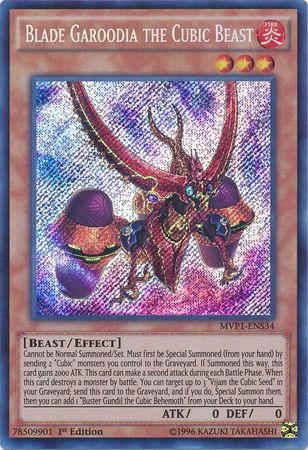 Blade Garoodia the Cubic Beast [MVP1-ENS34] Secret Rare | Event Horizon Hobbies CA