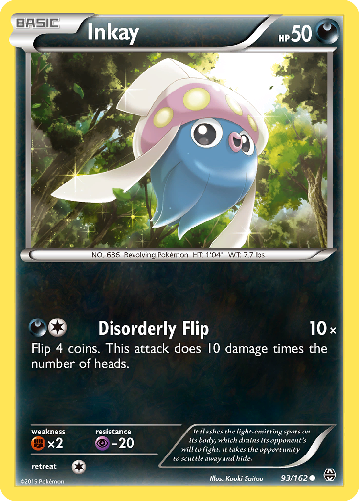 Inkay (93/162) [XY: BREAKthrough] | Event Horizon Hobbies CA