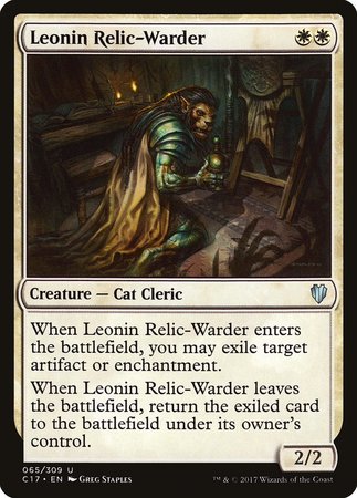 Leonin Relic-Warder [Commander 2017] | Event Horizon Hobbies CA