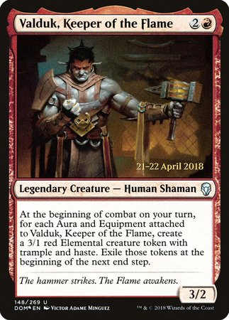 Valduk, Keeper of the Flame [Dominaria Promos] | Event Horizon Hobbies CA