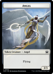 Angel (3) // Demon Double-Sided Token [March of the Machine Commander Tokens] | Event Horizon Hobbies CA