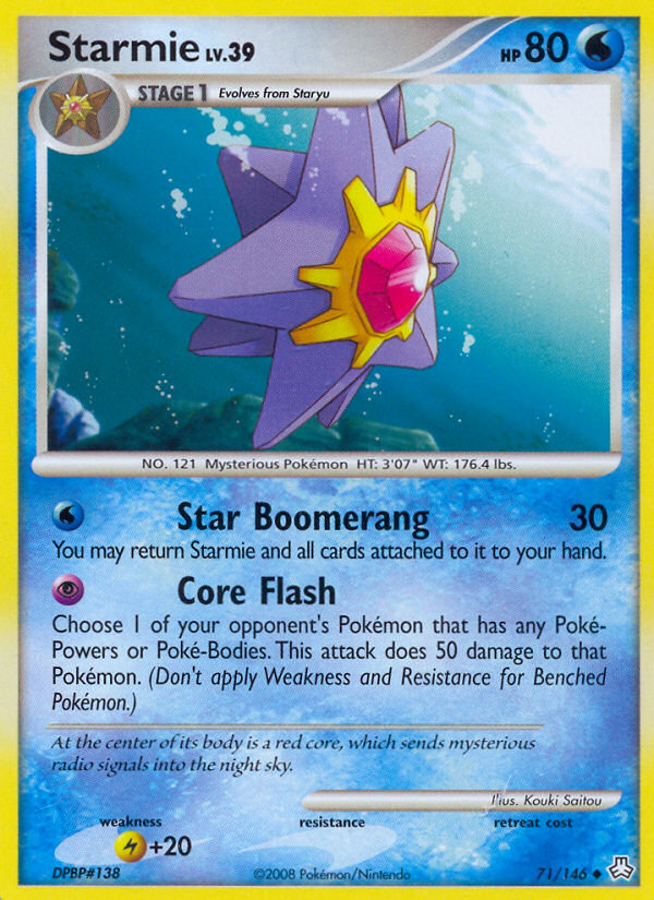 Starmie (71/146) [Diamond & Pearl: Legends Awakened] | Event Horizon Hobbies CA