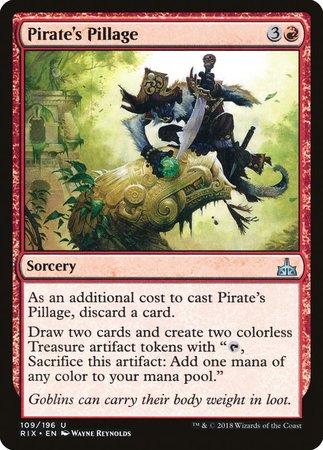 Pirate's Pillage [Rivals of Ixalan] | Event Horizon Hobbies CA