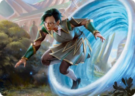 Vortex Runner Art Card [Strixhaven: School of Mages Art Series] | Event Horizon Hobbies CA