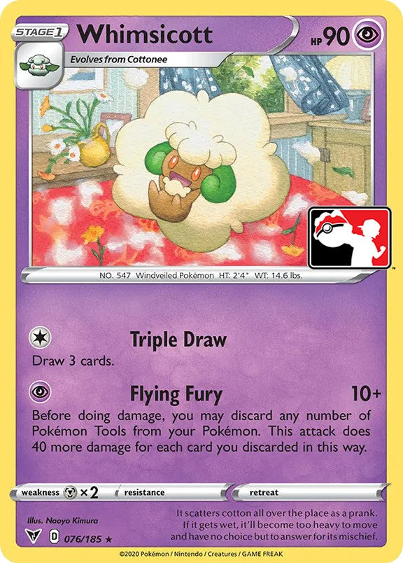 Whimsicott (076/185) [Prize Pack Series One] | Event Horizon Hobbies CA