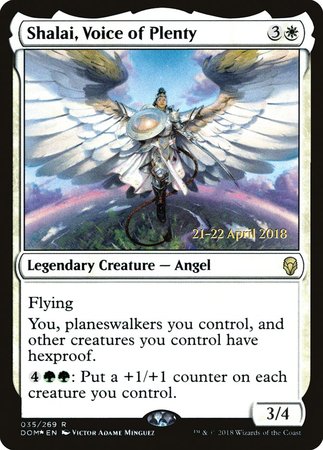 Shalai, Voice of Plenty [Dominaria Promos] | Event Horizon Hobbies CA