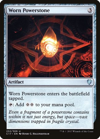 Worn Powerstone [Commander 2017] | Event Horizon Hobbies CA