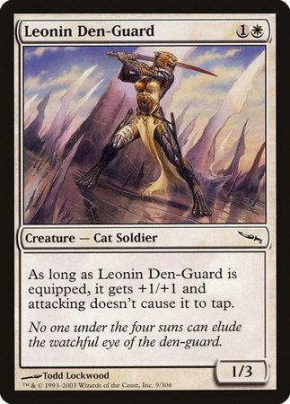 Leonin Den-Guard [Mirrodin] | Event Horizon Hobbies CA