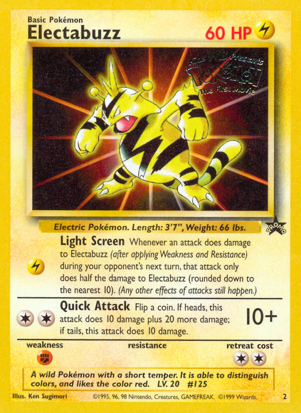 Electabuzz (2) [Wizards of the Coast: Black Star Promos] | Event Horizon Hobbies CA