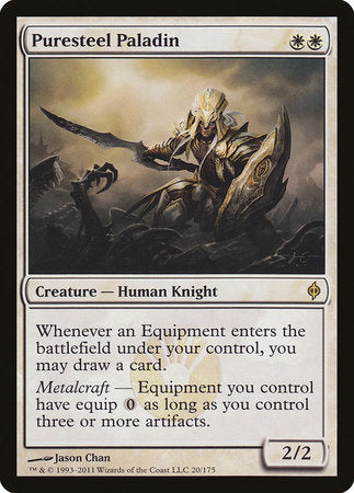 Puresteel Paladin [New Phyrexia] | Event Horizon Hobbies CA