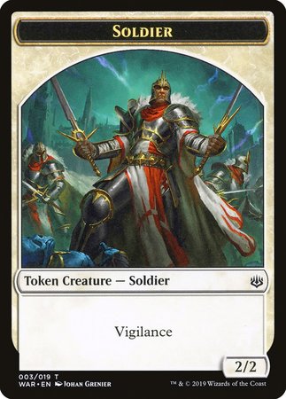 Soldier Token [War of the Spark Tokens] | Event Horizon Hobbies CA