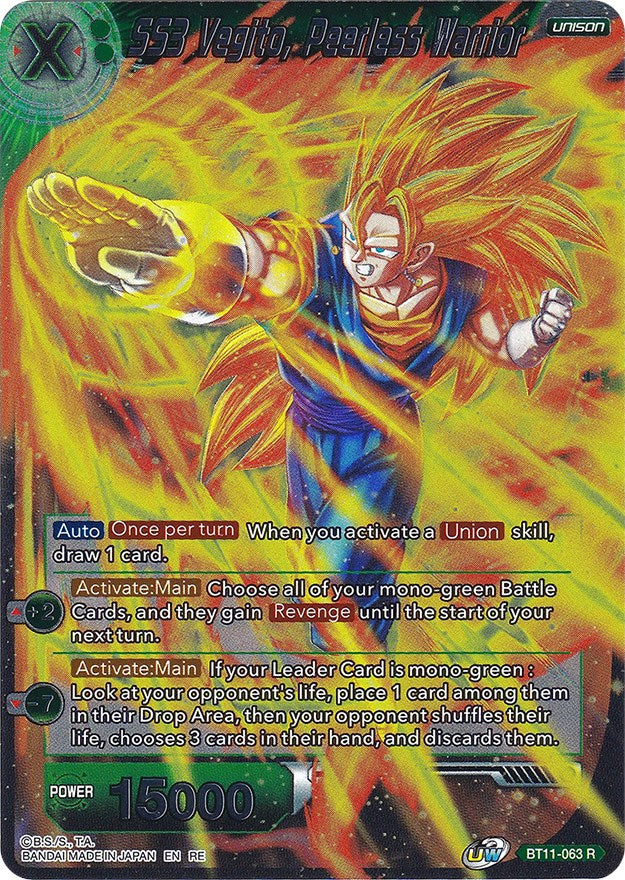 SS3 Vegito, Peerless Warrior (BT11-063) [Ultimate Deck 2022] | Event Horizon Hobbies CA