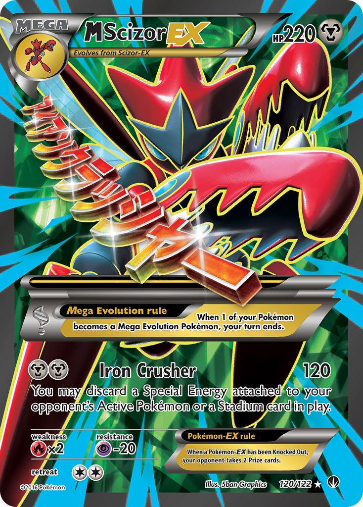 M Scizor EX (120/122) [XY: BREAKpoint] | Event Horizon Hobbies CA