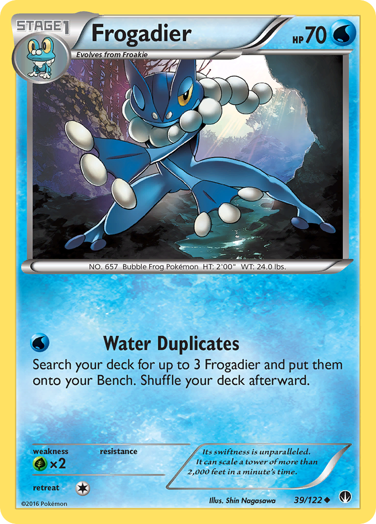 Frogadier (39/122) [XY: BREAKpoint] | Event Horizon Hobbies CA