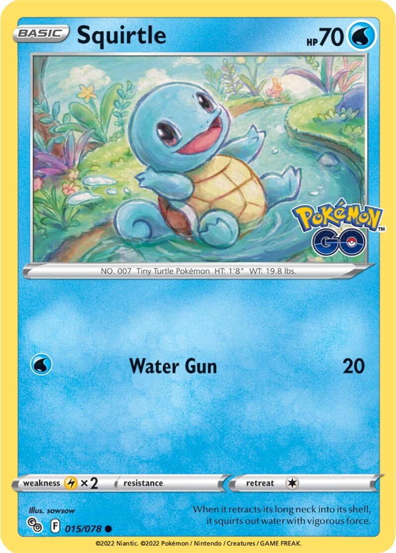 Squirtle (015/078) [Pokémon GO] | Event Horizon Hobbies CA