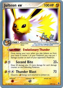 Jolteon ex (109/113) (Eeveelutions - Jimmy Ballard) [World Championships 2006] | Event Horizon Hobbies CA