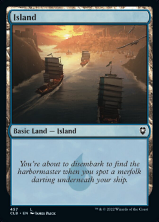 Island (457) [Commander Legends: Battle for Baldur's Gate] | Event Horizon Hobbies CA
