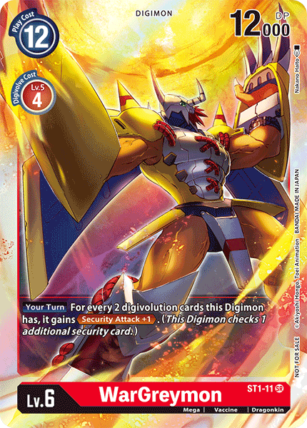 WarGreymon [ST1-11] (Event Pack) [Starter Deck: Gaia Red Promos] | Event Horizon Hobbies CA