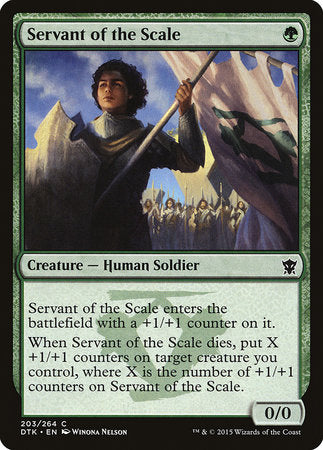 Servant of the Scale [Dragons of Tarkir] | Event Horizon Hobbies CA