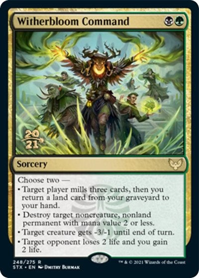 Witherbloom Command [Strixhaven: School of Mages Prerelease Promos] | Event Horizon Hobbies CA