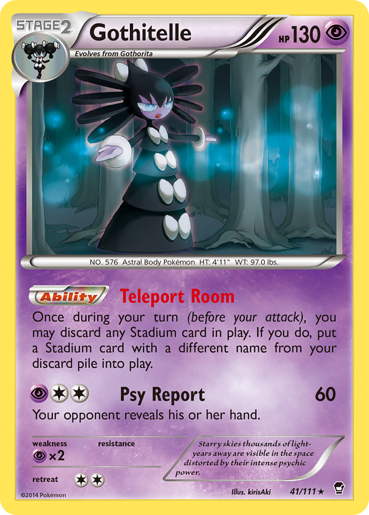 Gothitelle (41/111) [XY: Furious Fists] | Event Horizon Hobbies CA