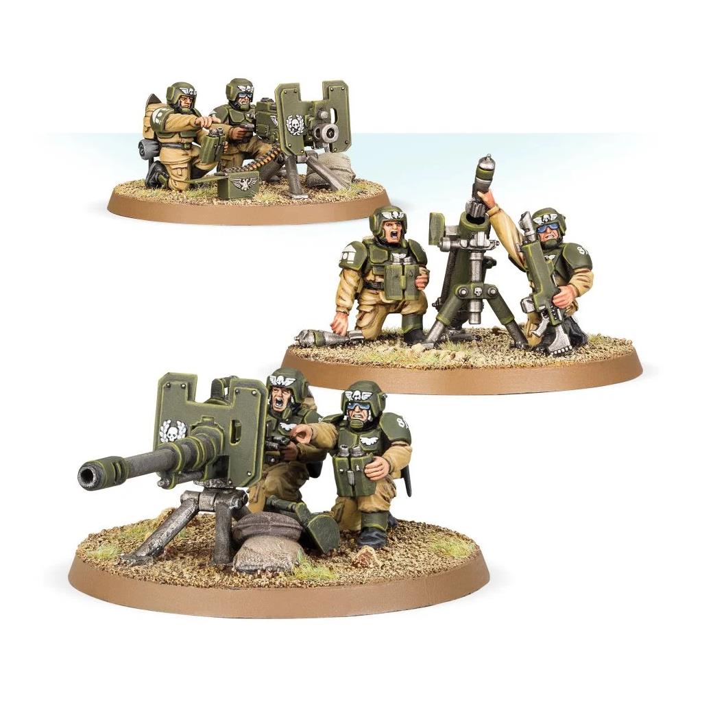 40K - Astra Militarum - Cadian Heavy Weapon Squad (Old Box) | Event Horizon Hobbies CA