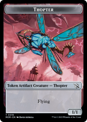 Thopter // Beast Double-Sided Token [March of the Machine Commander Tokens] | Event Horizon Hobbies CA