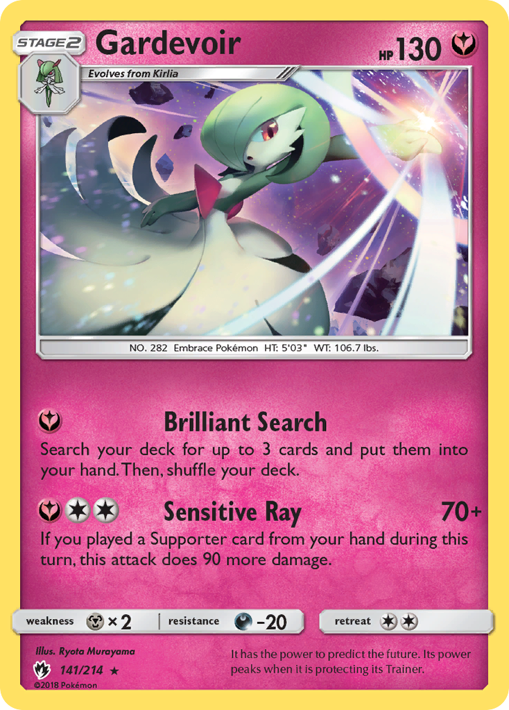 Gardevoir (141/214) [Sun & Moon: Lost Thunder] | Event Horizon Hobbies CA