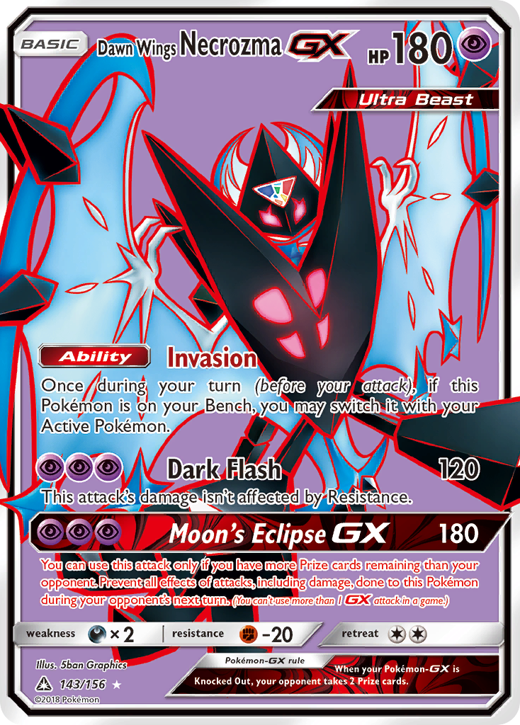 Dawn Wings Necrozma GX (143/156) [Sun & Moon: Ultra Prism] | Event Horizon Hobbies CA