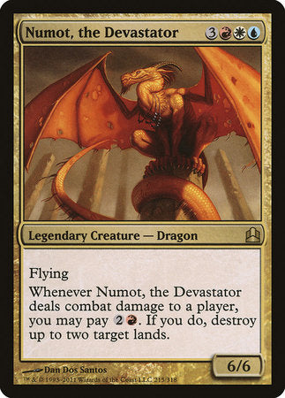 Numot, the Devastator [Commander 2011] | Event Horizon Hobbies CA