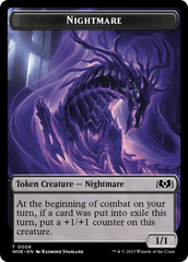 Nightmare // Food (0012) Double-Sided Token [Wilds of Eldraine Tokens] | Event Horizon Hobbies CA