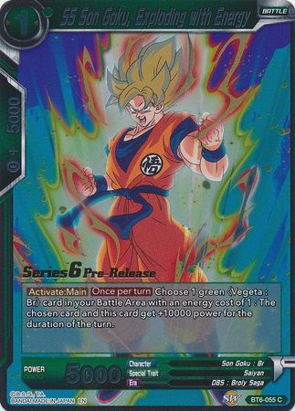 SS Son Goku, Exploding with Energy (BT6-055_PR) [Destroyer Kings Prerelease Promos] | Event Horizon Hobbies CA