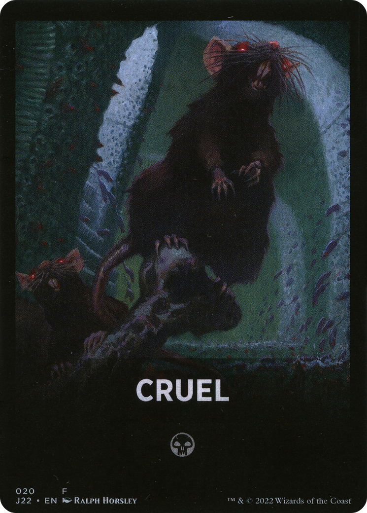 Cruel Theme Card [Jumpstart 2022 Front Cards] | Event Horizon Hobbies CA