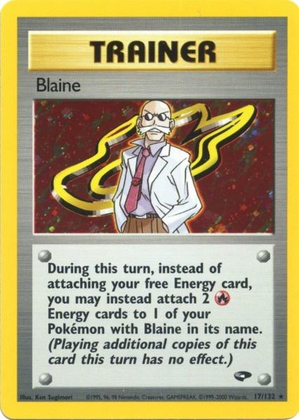 Blaine (17/132) [Gym Challenge Unlimited] | Event Horizon Hobbies CA