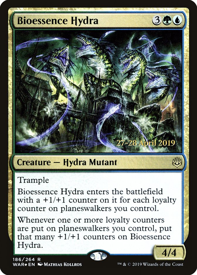 Bioessence Hydra  [War of the Spark Prerelease Promos] | Event Horizon Hobbies CA