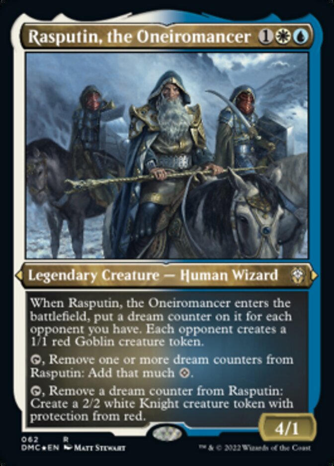 Rasputin, the Oneiromancer (Foil Etched) [Dominaria United Commander] | Event Horizon Hobbies CA