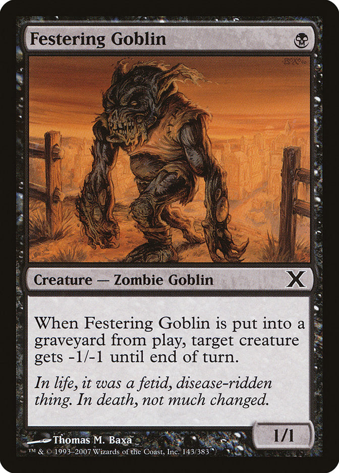 Festering Goblin [Tenth Edition] | Event Horizon Hobbies CA