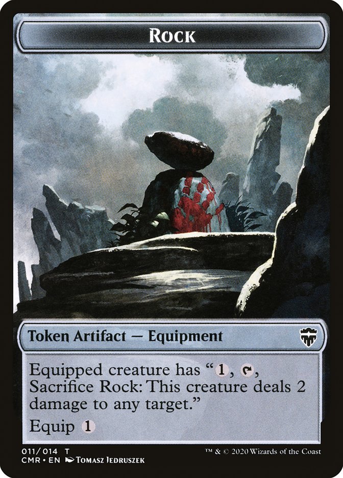 Rock // Spirit Token [Commander Legends Tokens] | Event Horizon Hobbies CA