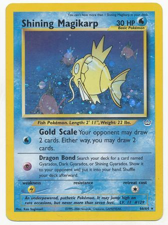 Shining Magikarp (66/64) [Neo Revelation Unlimited] | Event Horizon Hobbies CA