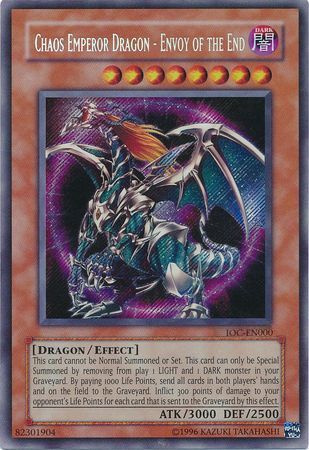 Chaos Emperor Dragon - Envoy of the End [IOC-EN000] Secret Rare | Event Horizon Hobbies CA