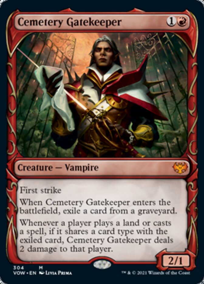 Cemetery Gatekeeper (Showcase Fang Frame) [Innistrad: Crimson Vow] | Event Horizon Hobbies CA