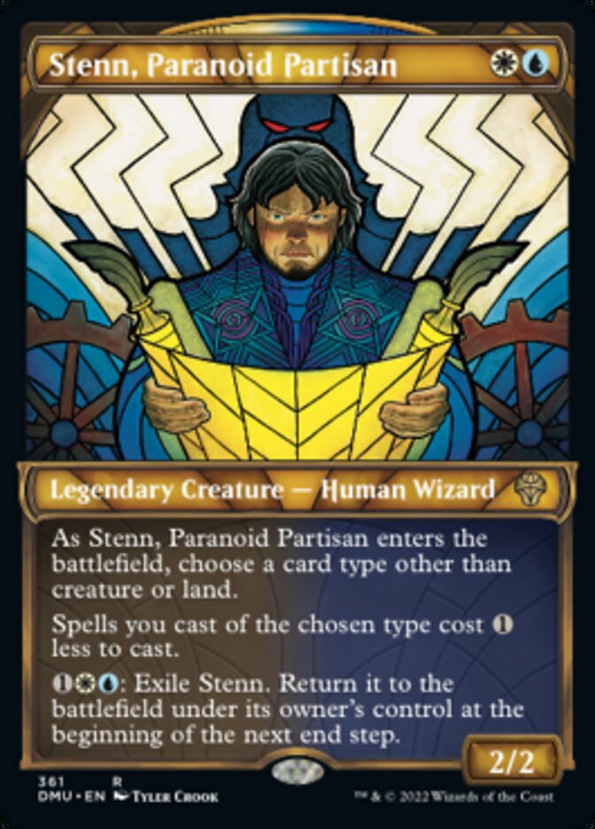 Stenn, Paranoid Partisan (Showcase Textured) [Dominaria United] | Event Horizon Hobbies CA